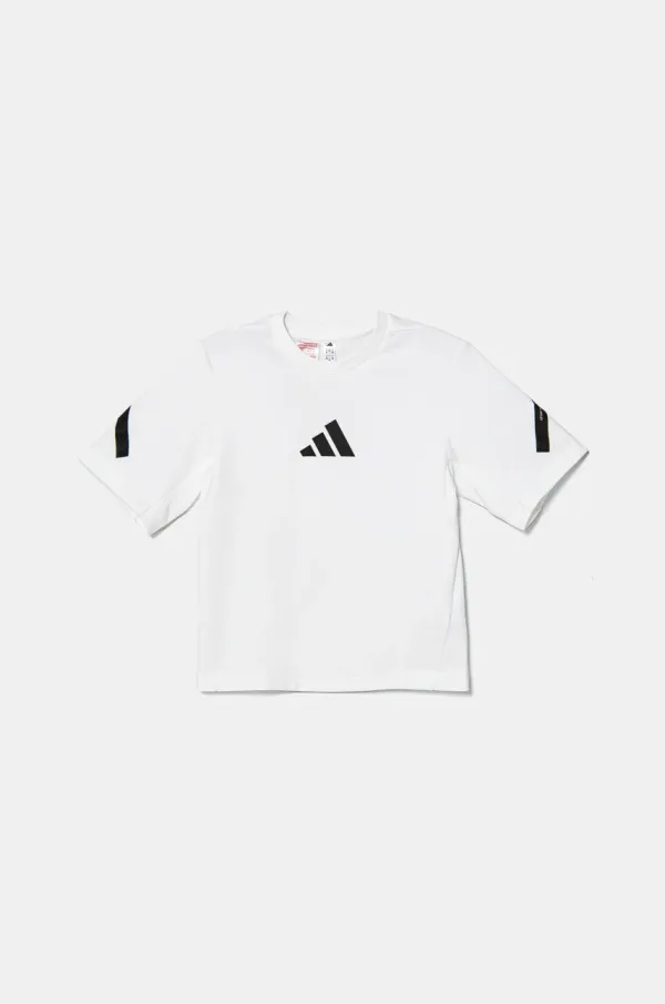 adidas Dječja majica kratkih rukava adidas boja: bijela, s tiskom, JJ4144