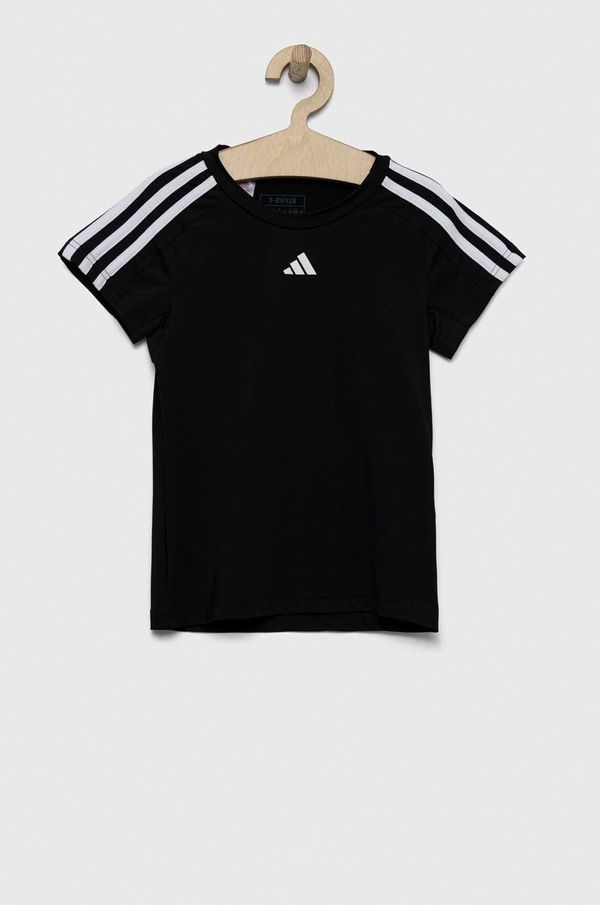 adidas Dječja majica kratkih rukava adidas boja: crna