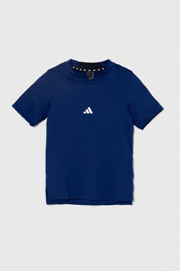 adidas Dječja majica kratkih rukava adidas boja: tamno plava, s tiskom