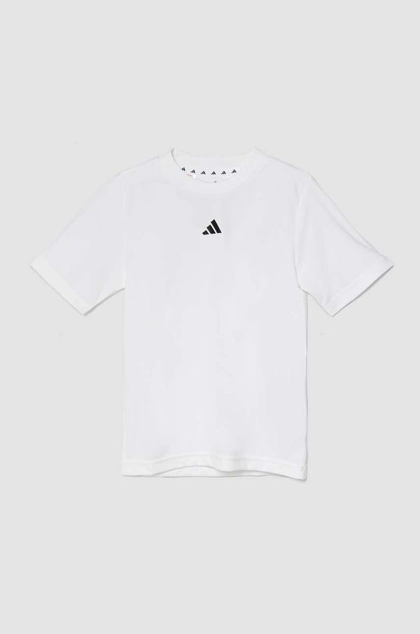 adidas Dječja majica kratkih rukava adidas J TR-ES T boja: bijela, s tiskom, IW0853