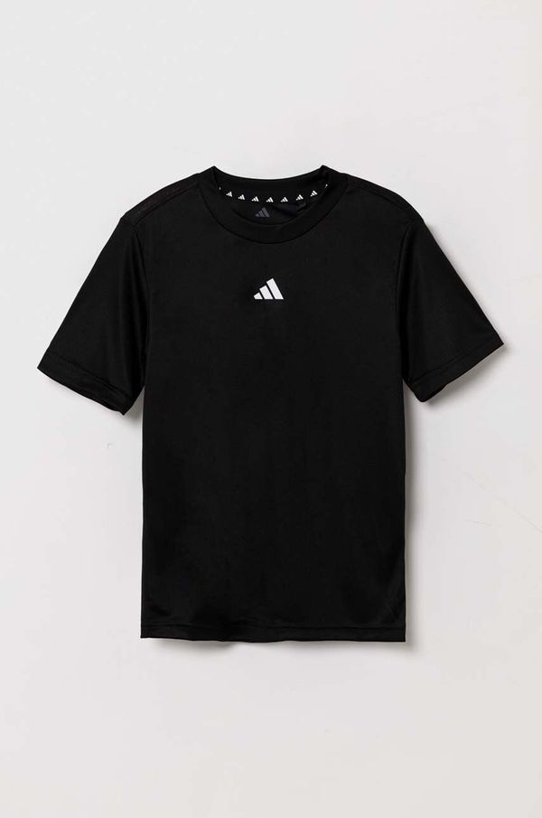 adidas Dječja majica kratkih rukava adidas J TR-ES T boja: crna, bez uzorka, IV9576