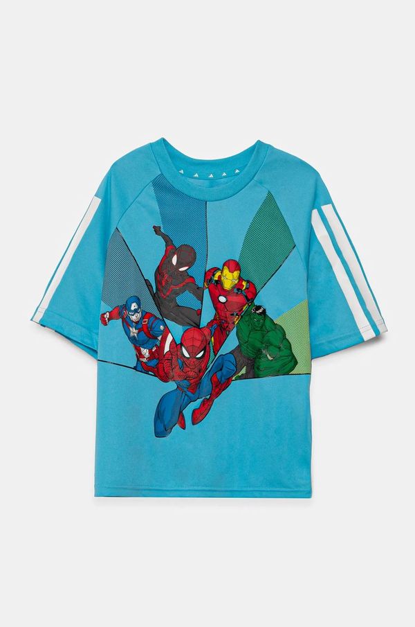 adidas Dječja majica kratkih rukava adidas MRVL s uzorkom, JD4556