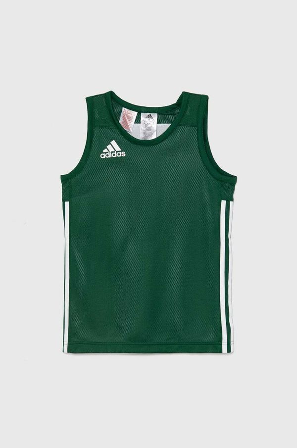 adidas Originals Dječja majica kratkih rukava adidas Originals 3G SPEE REVRS boja: zelena, s aplikacijom, DY6618