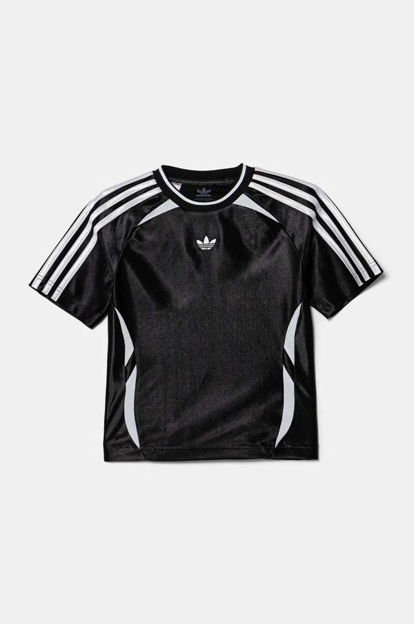 adidas Originals Dječja majica kratkih rukava adidas Originals boja: crna, s aplikacijom, JC9126