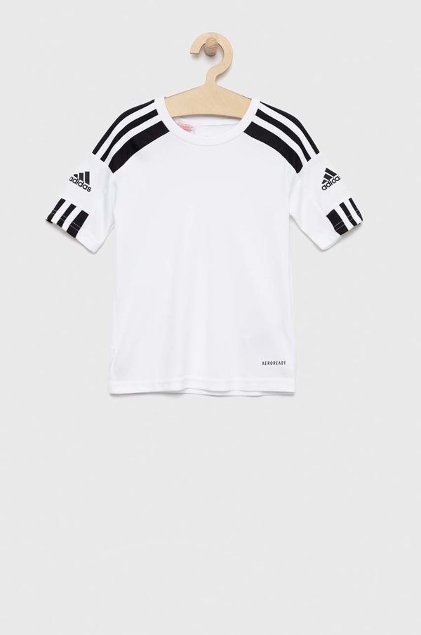 adidas Performance dječja majica kratkih rukava adidas Performance boja: bijela, s tiskom
