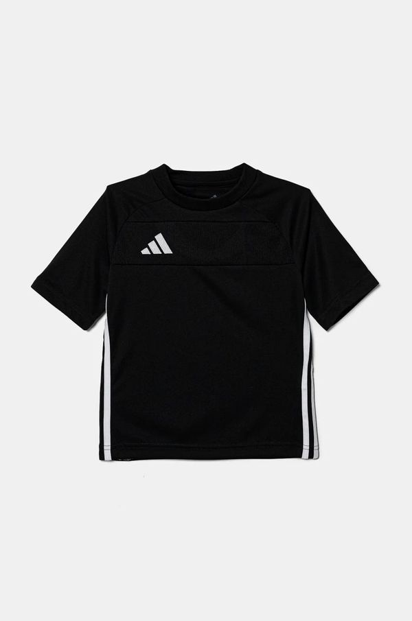 adidas Performance Dječja majica kratkih rukava adidas Performance boja: crna, s aplikacijom, JD0585