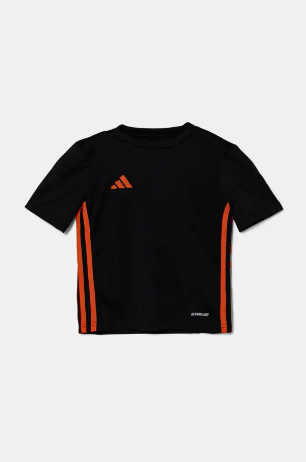 adidas Performance Dječja majica kratkih rukava adidas Performance boja: crna, s aplikacijom, JJ1156