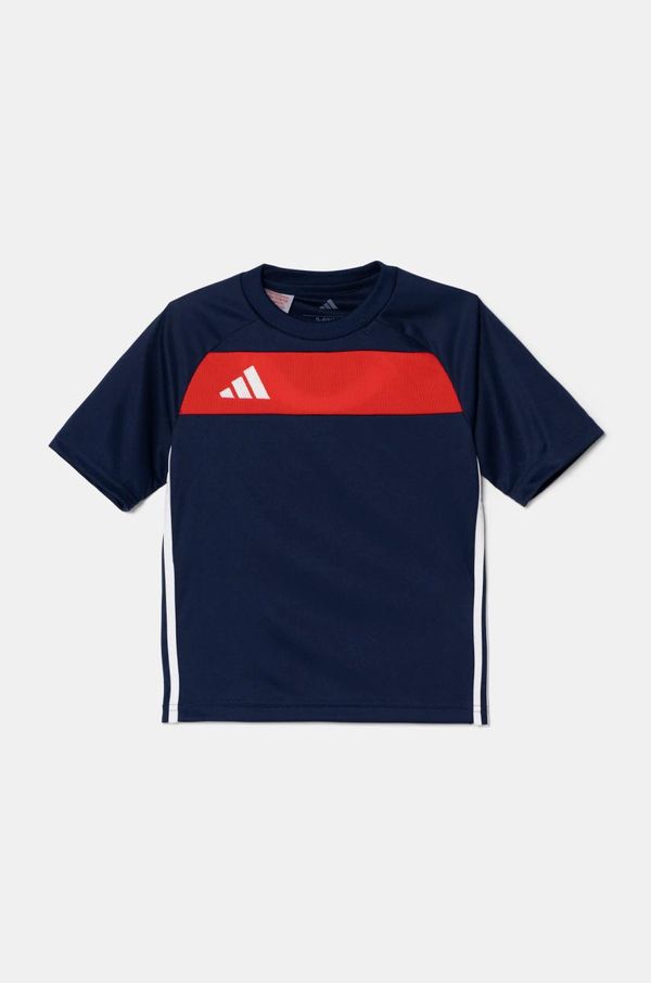 adidas Performance Dječja majica kratkih rukava adidas Performance boja: tamno plava, s aplikacijom, JD0586