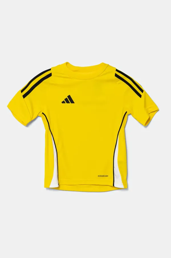adidas Performance Dječja majica kratkih rukava adidas Performance boja: žuta, s uzorkom, IS1027