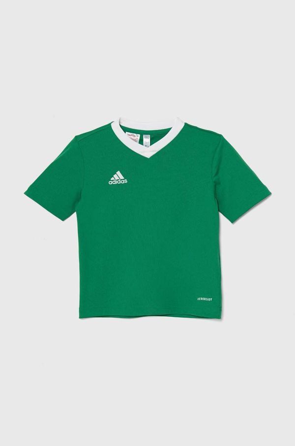adidas Performance Dječja majica kratkih rukava adidas Performance ENT22SY boja: zelena, bez uzorka, HI2126