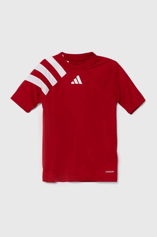 adidas Performance Dječja majica kratkih rukava adidas Performance FORTORE23 JSY Y boja: crvena, s tiskom, IK5744