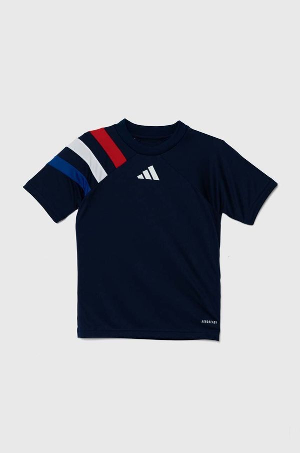 adidas Performance Dječja majica kratkih rukava adidas Performance FORTORE23SY boja: tamno plava, s uzorkom, IK5727