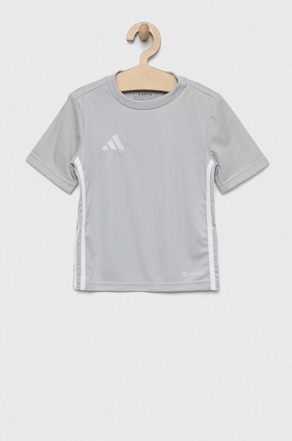 adidas Performance Dječja majica kratkih rukava adidas Performance TABELA 23 JSY boja: siva, s aplikacijom