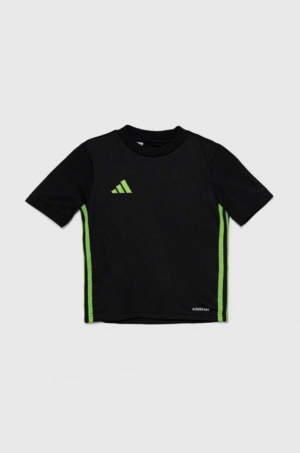 adidas Performance Dječja majica kratkih rukava adidas Performance TABELA 23SY boja: crna, s aplikacijom, JJ1155