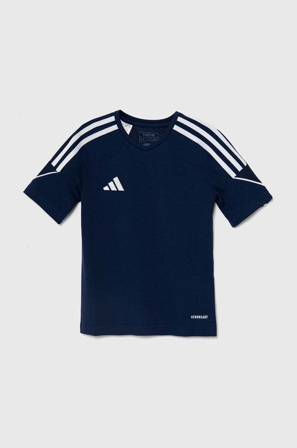adidas Performance Dječja majica kratkih rukava adidas Performance TIRO 23SY boja: tamno plava, s aplikacijom, HR4618