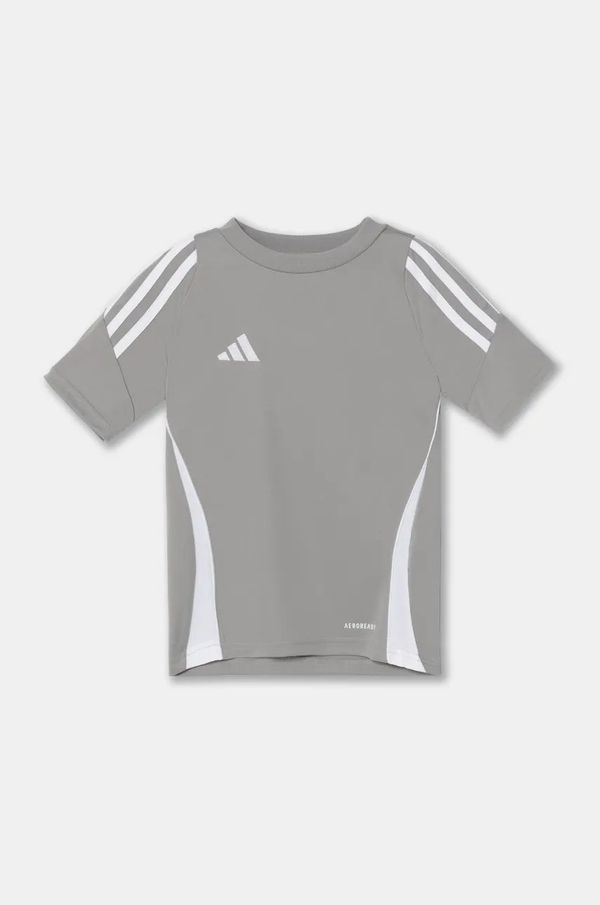 adidas Performance Dječja majica kratkih rukava adidas Performance TIRO24SYY boja: siva, s aplikacijom, IS1031