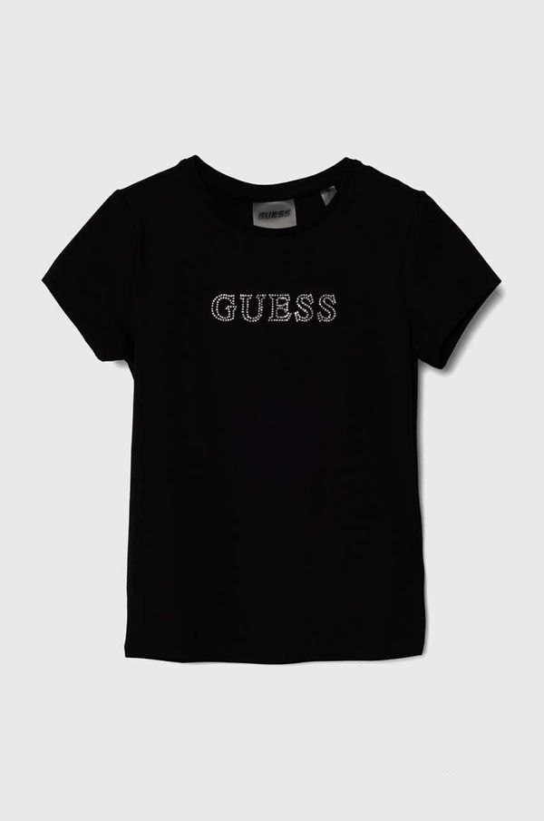 Guess Dječja majica kratkih rukava Guess boja: crna, J4RI49 J1314