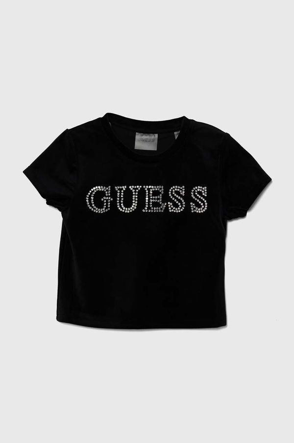 Guess Dječja majica kratkih rukava Guess boja: crna, J4YI48 KBXI2