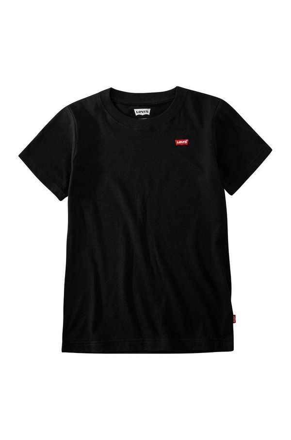 Levi's Dječja majica kratkih rukava Levi's boja: crna