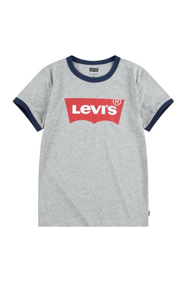 Levi's Dječja majica kratkih rukava Levi's boja: siva