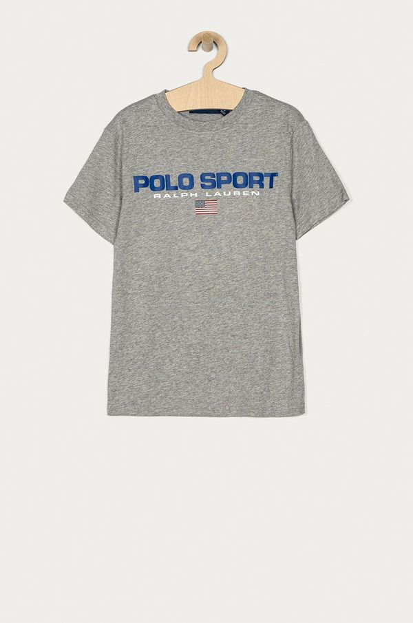 Polo Ralph Lauren Dječja majica kratkih rukava Polo Ralph Lauren boja: siva