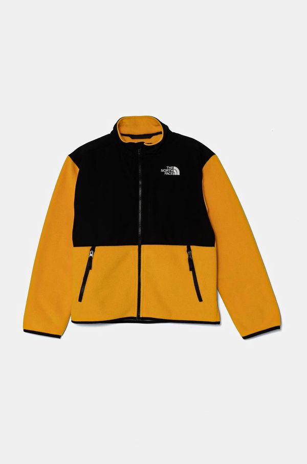 The North Face Dječja majica od flisa The North Face DENALI JACKET boja: žuta, s uzorkom, NF0A88V256P1