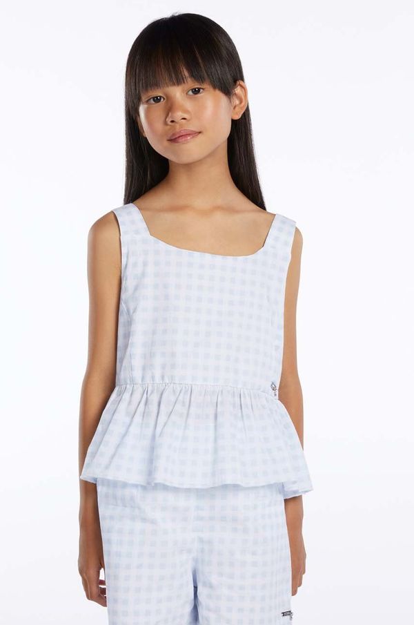 Guess Dječja pamučna bluza Guess s uzorkom