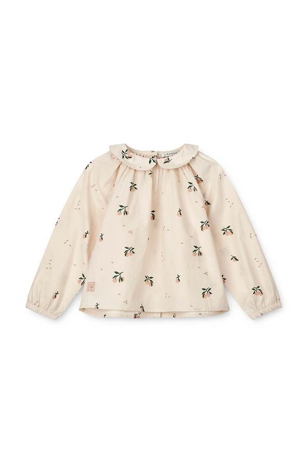 Liewood Dječja pamučna bluza Liewood Rhea Printed Top boja: ružičasta, s uzorkom