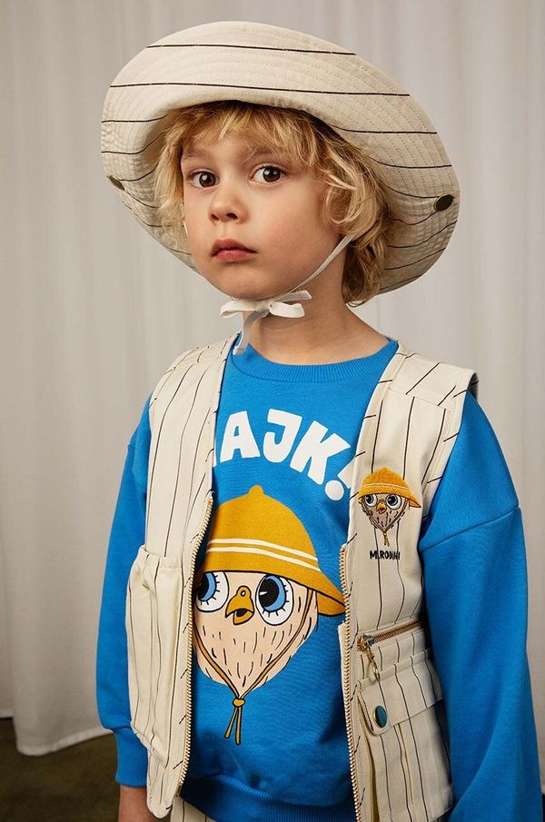 Mini Rodini Dječja pamučna dukserica Mini Rodini Hike s tiskom