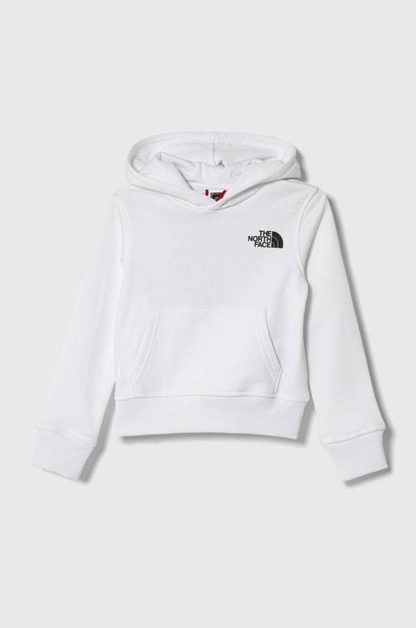 The North Face Dječja pamučna dukserica The North Face B GRAPHIC HOODIE 1 boja: bijela, s kapuljačom, s tiskom