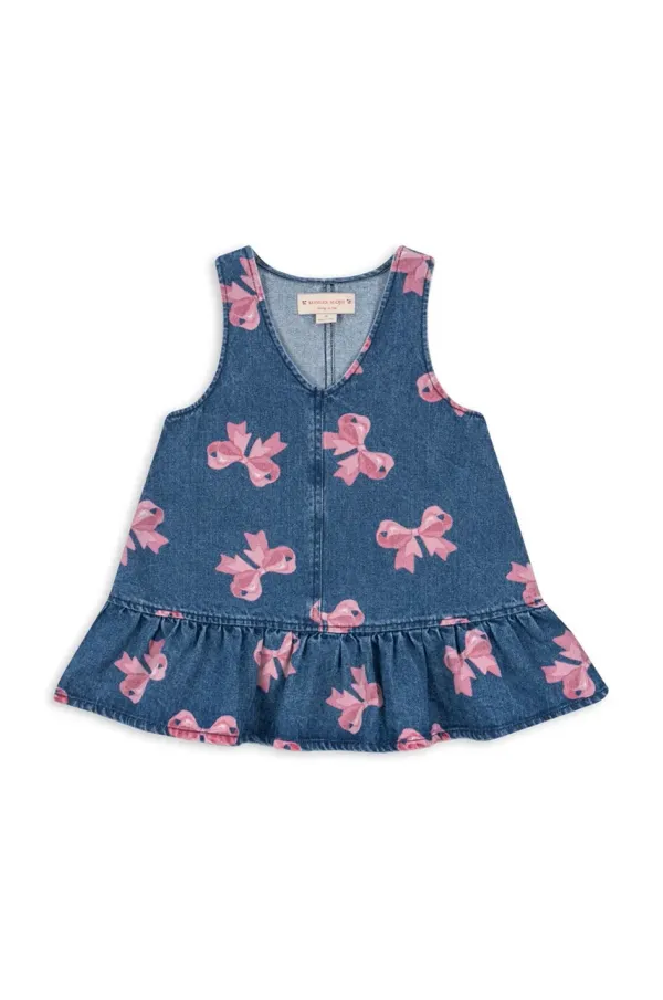 Konges Sløjd Dječja pamučna haljina Konges Sløjd MAGOT DRESS GOTS mini, širi se prema dolje, KS102921