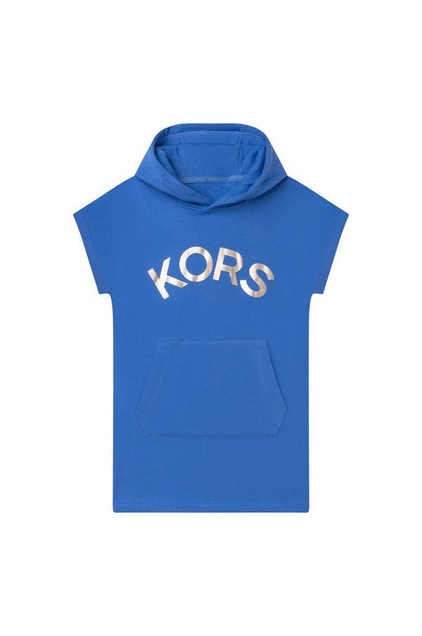 Michael Kors Dječja pamučna haljina Michael Kors mini, ravna