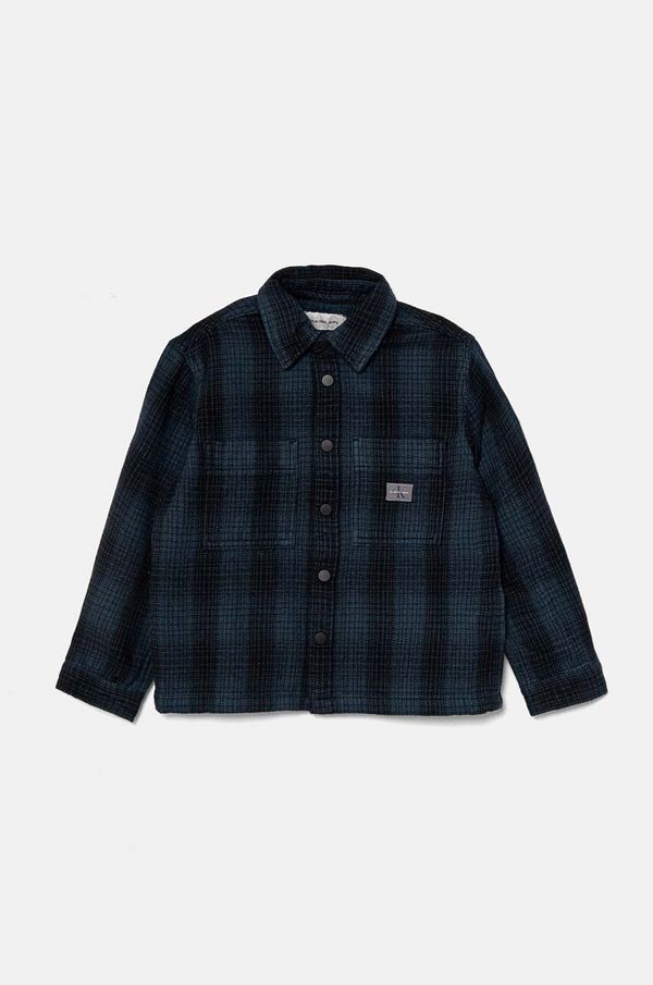 Calvin Klein Jeans Dječja pamučna košulja Calvin Klein Jeans IB0IB02295