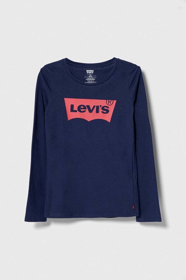 Levi's Dječja pamučna majica dugih rukava Levi's