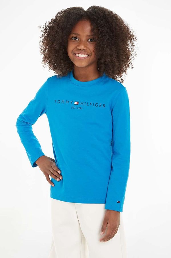 Tommy Hilfiger Dječja pamučna majica dugih rukava Tommy Hilfiger
