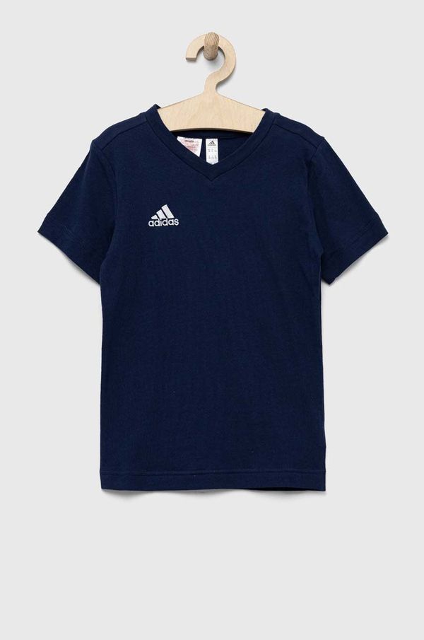 adidas Performance Dječja pamučna majica kratkih rukava adidas Performance ENT22 TEE Y boja: tamno plava, s aplikacijom