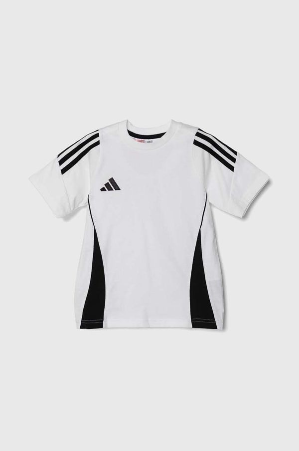 adidas Performance Dječja pamučna majica kratkih rukava adidas Performance TIRO24 SWTEEY boja: bijela, s aplikacijom