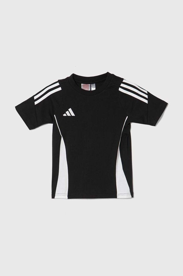 adidas Performance Dječja pamučna majica kratkih rukava adidas Performance TIRO24 SWTEEY boja: crna, s uzorkom