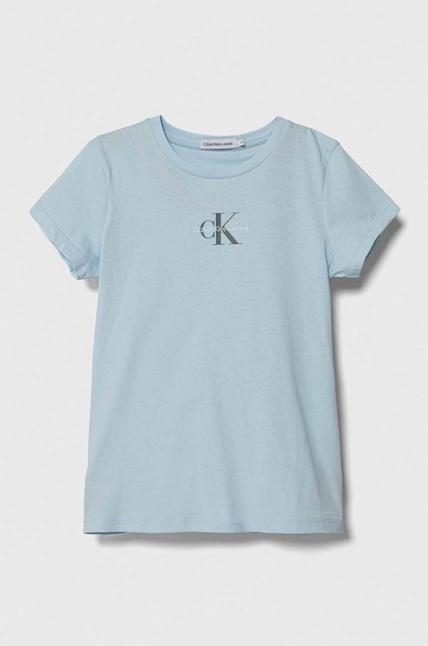 Calvin Klein Jeans Dječja pamučna majica kratkih rukava Calvin Klein Jeans