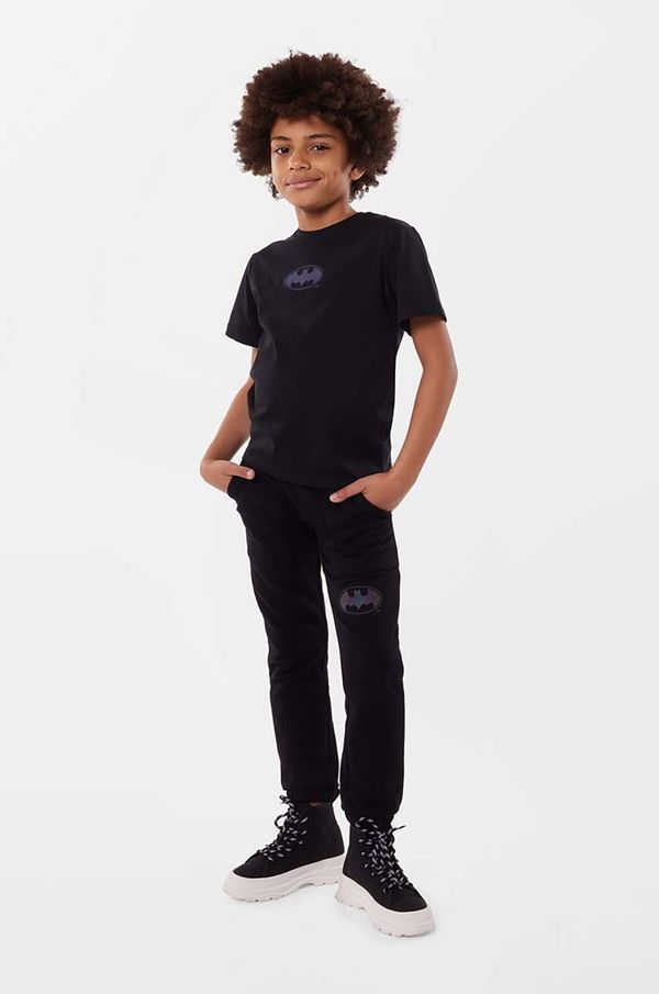 DKNY Dječja pamučna majica kratkih rukava Dkny boja: crna, s tiskom