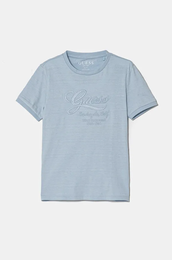 Guess Dječja pamučna majica kratkih rukava Guess s aplikacijom, N5RI24 KCM20