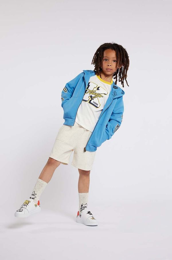 Kenzo kids Dječja pamučna majica kratkih rukava Kenzo Kids boja: bijela, s tiskom
