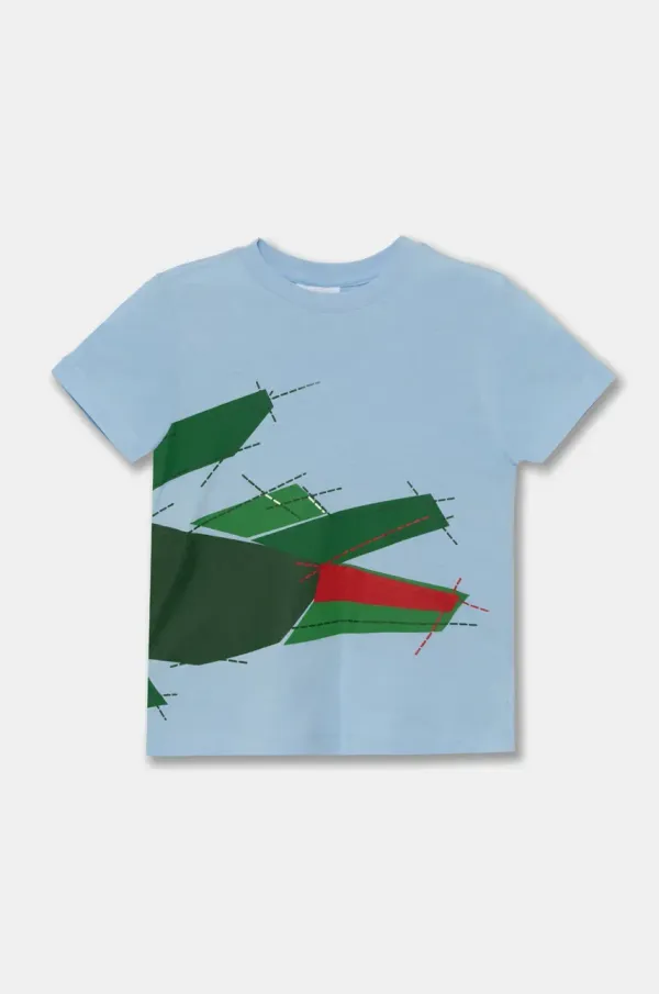 Lacoste Dječja pamučna majica kratkih rukava Lacoste s tiskom, TJ2578