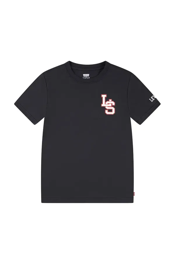 Levi's Dječja pamučna majica kratkih rukava Levi's "LS" MONOGRAM TEE boja: crna, bez uzorka, 8EL402