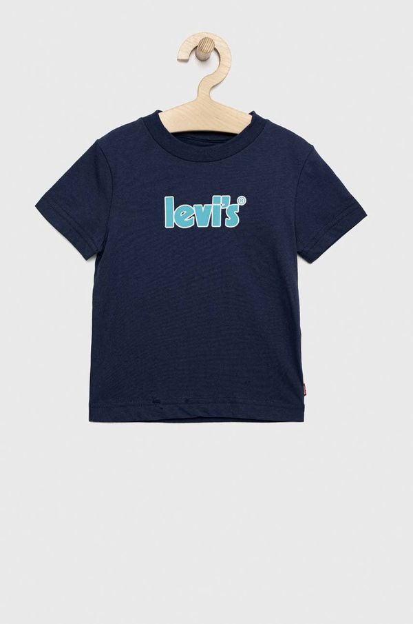 Levi's Dječja pamučna majica kratkih rukava Levi's s tiskom