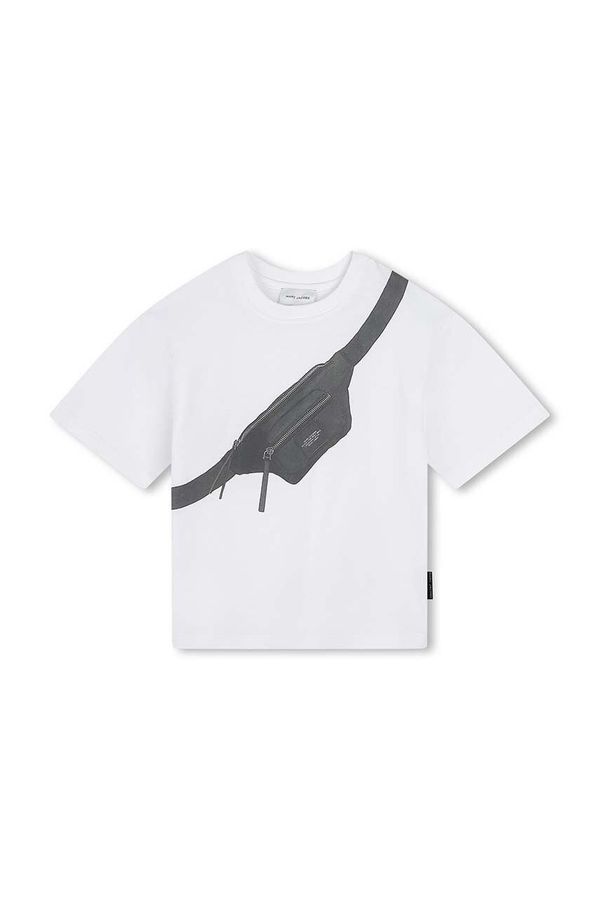 Marc Jacobs Dječja pamučna majica kratkih rukava Marc Jacobs boja: bijela, s tiskom, W60256