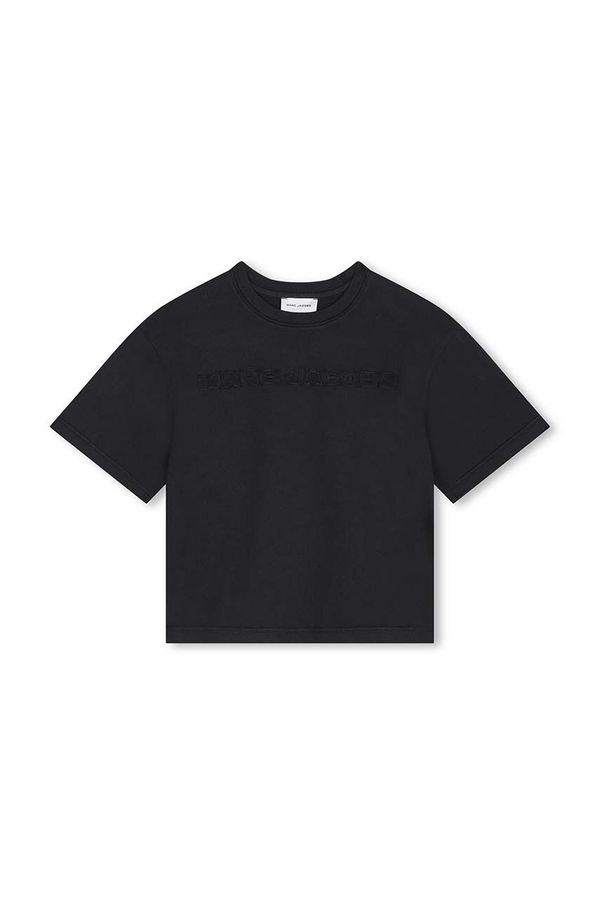 Marc Jacobs Dječja pamučna majica kratkih rukava Marc Jacobs boja: crna, s tiskom, W60305