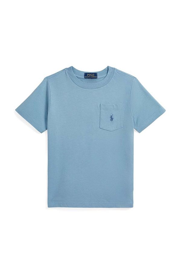Polo Ralph Lauren Dječja pamučna majica kratkih rukava Polo Ralph Lauren bez uzorka, 322942066004