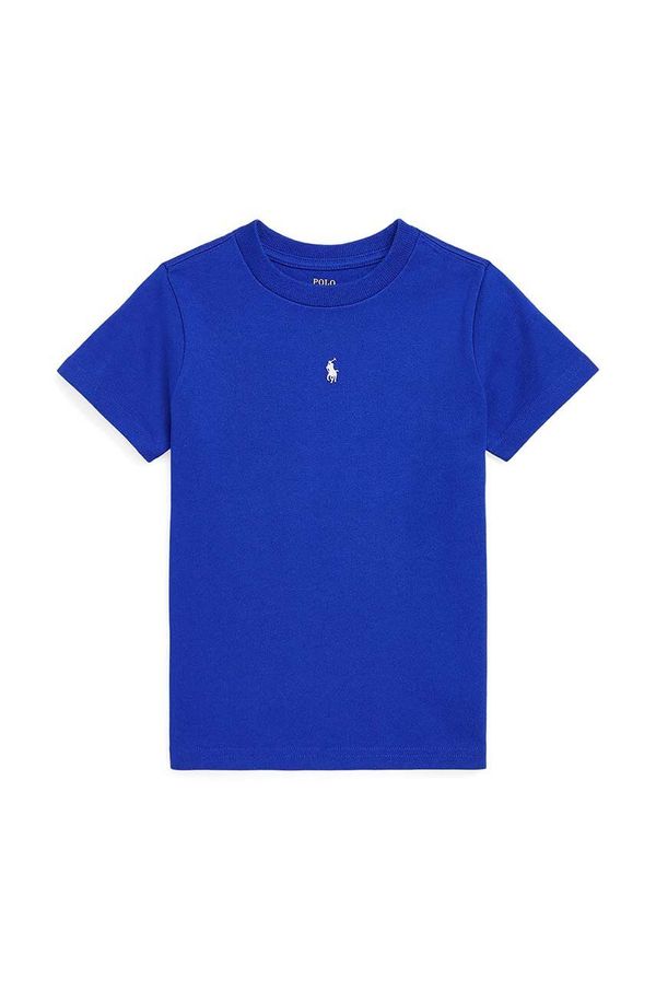 Polo Ralph Lauren Dječja pamučna majica kratkih rukava Polo Ralph Lauren bez uzorka