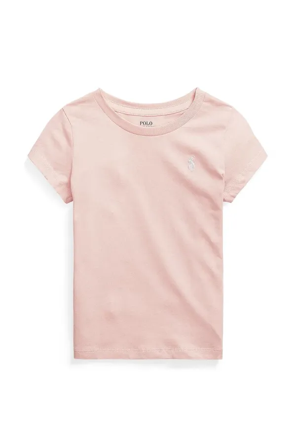 Polo Ralph Lauren Dječja pamučna majica kratkih rukava Polo Ralph Lauren boja: narančasta, 312833549033